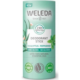 Weleda Déodorant solide 24H Eucalyptus Menthe poivrée 50gr Weleda