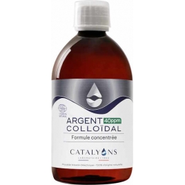Catalyons Argent colloïdal 40 PPM 500ml Catalyons