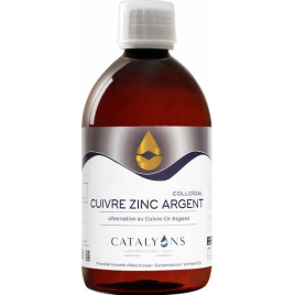 Oligo éléments Cuivre Zinc Argent Catalyons 500 ml Onaturel