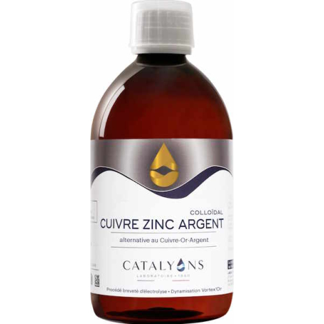 Oligo éléments Cuivre Zinc Argent Catalyons 500 ml Onaturel