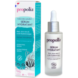 Sérum hydratant Miel Aloe vera et Acide hyaluronique 30ml Propolia