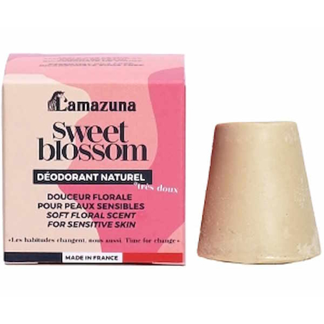 Lamazuna Déodorant solide sweet blossom Peau sensible Douceur Florale 30gr Lamazuna