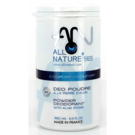 AlloNature Déo poudre à l'alun de Potassium bio 100g Onaturel
