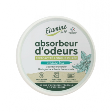 Etamine du Lys Absorbeur d'odeurs à l'huile essentielle de menthe Onaturel