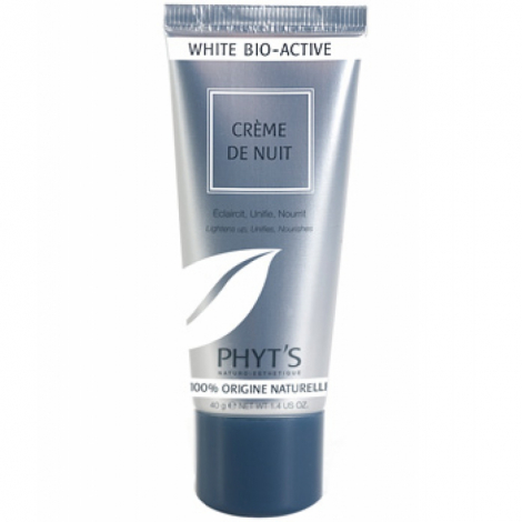 Phyts White Bio Active Crème de nuit éclaircissante tube de 40g