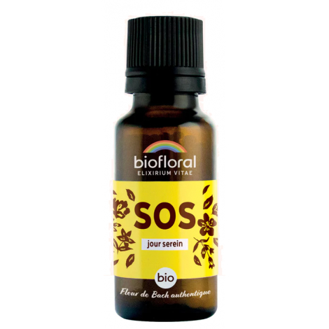 Biofloral Complexe fleurs de Bach SOS jour serein granules sans alcool Biofloral