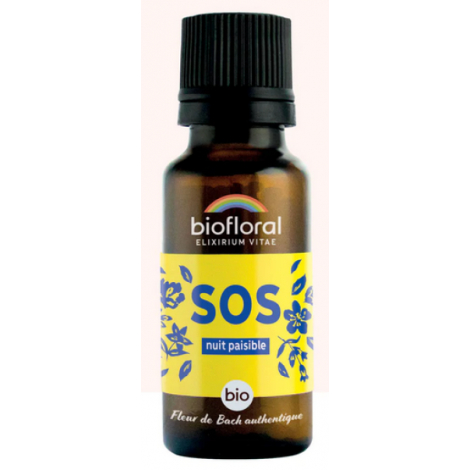 Biofloral Complexe de secours nuit paisible en granules sans alcool 10g Onaturel