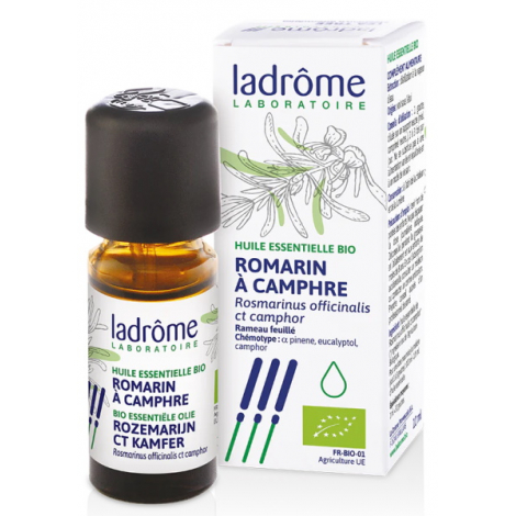 Ladrome Romarin officinal à Camphre bio 10ml