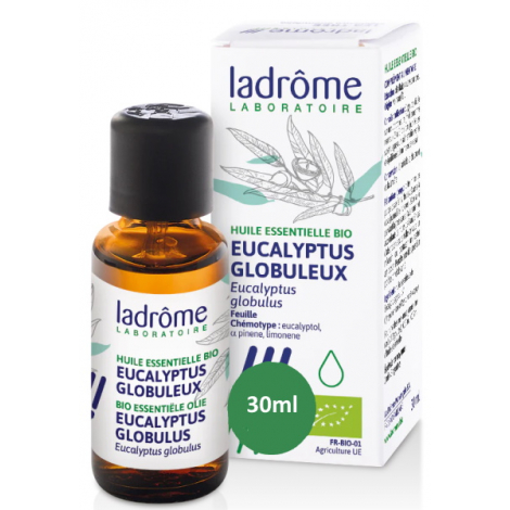 Ladrome Huile essentielle Eucalyptus Globulus Bio 30ml