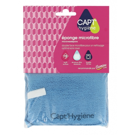 Capt' hygiène Eponge microfibre multi usages Capt' Hygiène