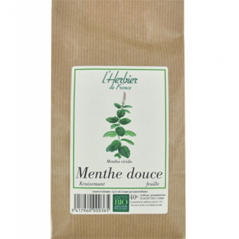 Herbier De France Menthe Douce Feuilles 40g Herbier De France