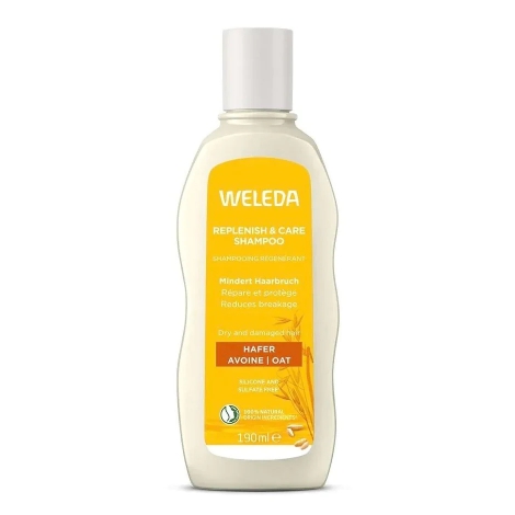 Weleda Shampoing régénérant à l'Avoine cheveux secs et abîmés 190ml Weleda