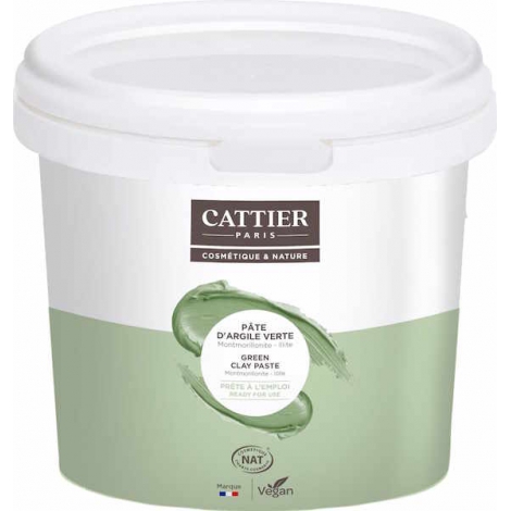 Cattier Argile verte Montmorillonite Prête à l'Emploi pot de 1.350 kg Onaturel
