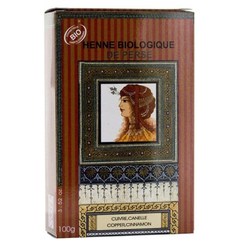 Nomade Palize Henné biologique de Perse Cuivre Cannelle 100g Nomade Palize