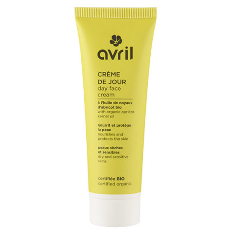 Avril Beauté Crème de jour peau sèche et sensible Huile de Noyau d'Abricot 50 ml Avril Beauté