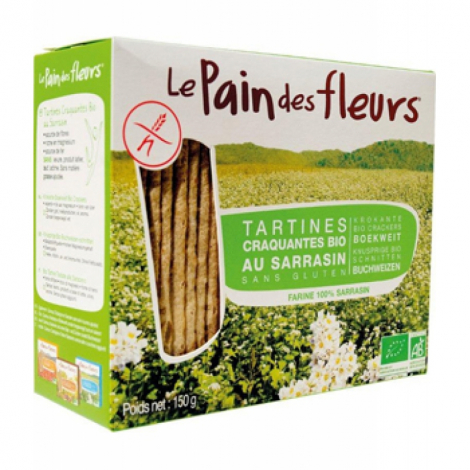 Le Pain Des Fleurs Tartines craquantes au Sarrasin 150g Le Pain Des Fleurs