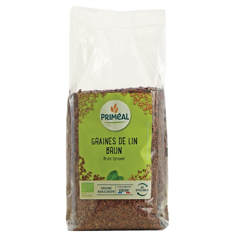 Primeal Graines de lin brun 500g Primeal