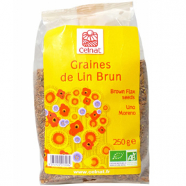 Celnat Graines de lin brun BIO 250g Celnat