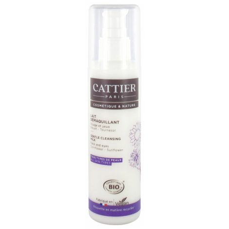 Cattier Lait démaquillant visage et yeux Caresse d'Herboriste 200ml Cattier