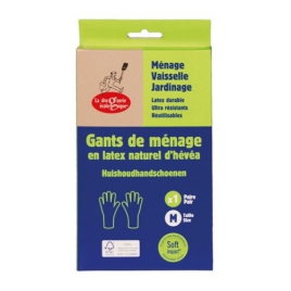 Droguerie Ecologique Gants en latex naturel medium Onaturel