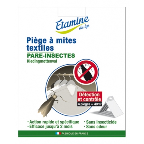 Etamine du Lys Piège naturel mites textiles