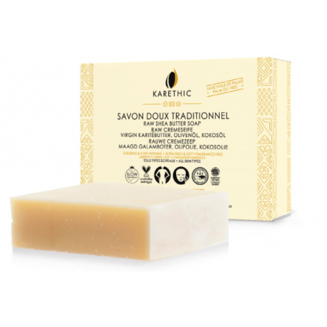 Karethic Savon surgras au Karité sans parfum 100g Karethic