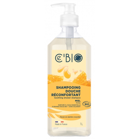 C'bio Shampooing douche Miel 1 Litre Cé'bio
