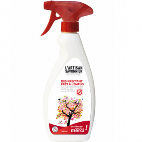 L Artisan Savonnier Entretien Désinfectant 500 ml