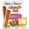 Crousty Roll Biscuits fourrés Cacao et Noisette 125g Bisson