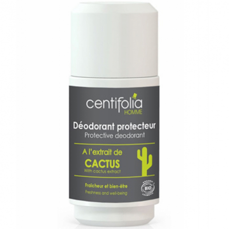 Centifolia Déodorant bille protecteur homme à l'extrait de Cactus 50ml