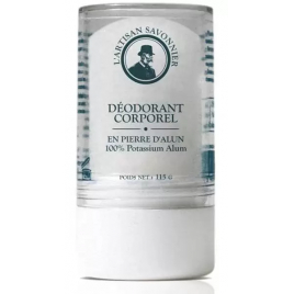 L artisan Savonnier Hygiène Déodorant corporel Pierre D'Alun mixte naturelle 115g