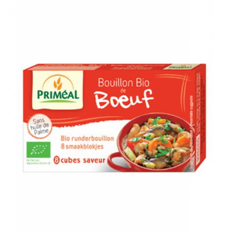 Primeal Bouillon de boeuf en cube 80g
