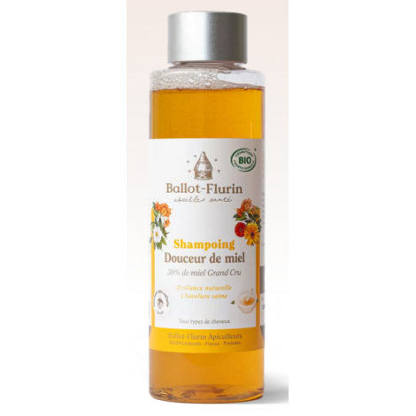 Ballot Flurin Shampoing familial douceur de miel 30% de miel Grand cru 250ml Onaturel