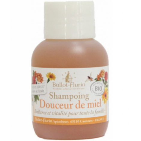 Ballot Flurin Shampoing douceur de miel 30% de miel Grand cru 50ml Onaturel