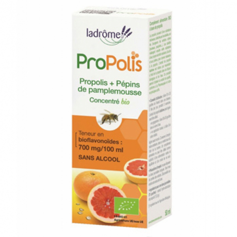 Ladrome Concentré de Propolis et de Pépins de Pamplemousse sans alcool 50ml