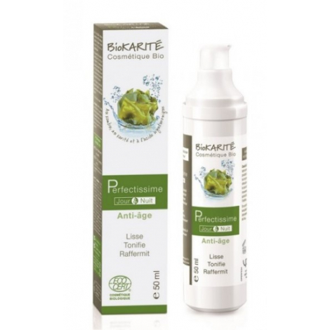 Biokarite Perfectissime Soin Anti Age Jour/Nuit Karité Kombu Acide Hyaluronique 50ml