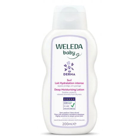 Weleda Lait corporel bébé sans parfum 200ml Weleda