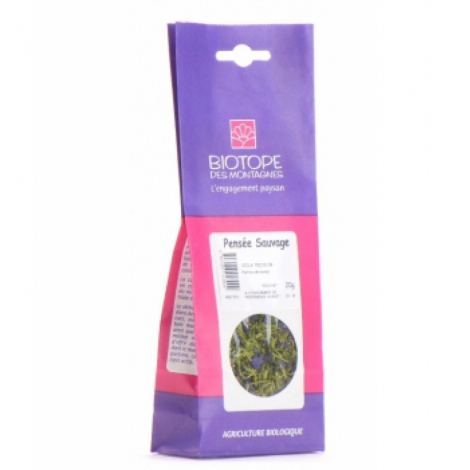 Biotope Des Montagnes Pensée sauvage parties aériennes tronçonnées 20g