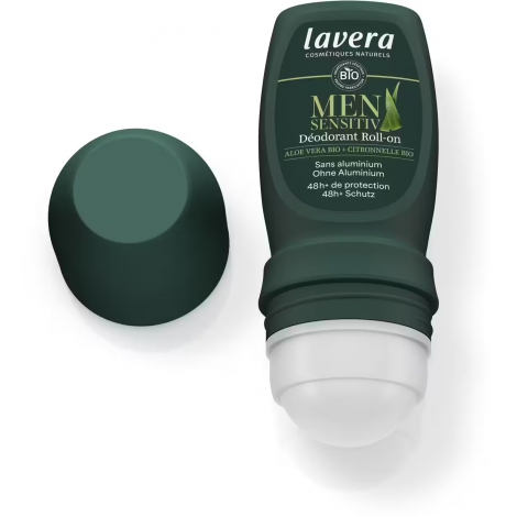 Lavera Déodorant Roll On 48h Men Sensitiv Aloe vera Citronnelle 50ml Lavera
