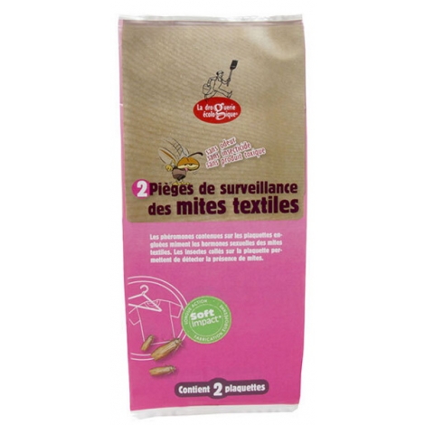 Droguerie Ecologique Contrôle des mites textiles 2 plaquettes 2g Droguerie Ecologique