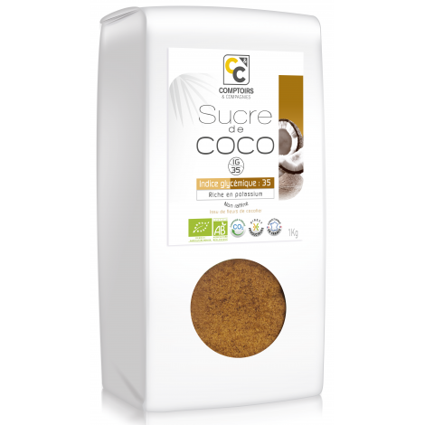 Comptoirs Et Compagnies Sucre de Fleurs de Noix de Coco 1kg Comptoirs Et Compagnies