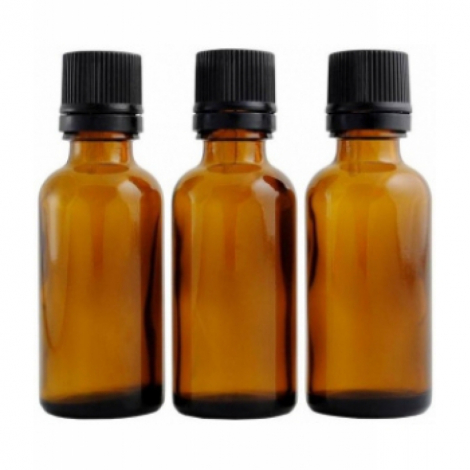 Centifolia Lot de 3 flacons ambres codigouttes vides 30ml