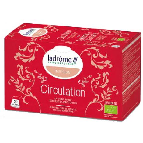 Ladrome Infusion Bonne tension et circulation 20 sachets de 1.5g Ladrome