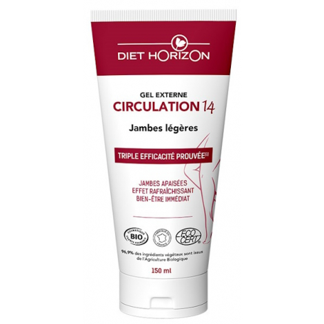 Diet Horizon Circulation 14 Gel Externe Bio 150ml certifié Ecocert Onaturel