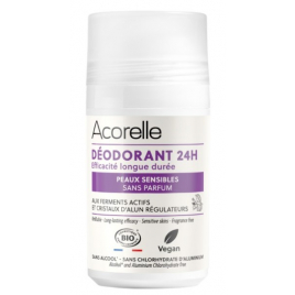 Acorelle Déodorant roll-On 24h peaux sensibles sans parfum 50ml Acorelle