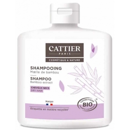Cattier Shampoing à la moëlle de bambou cheveux secs 250ml macadamia moelle de bambou protéines de blé Onaturel