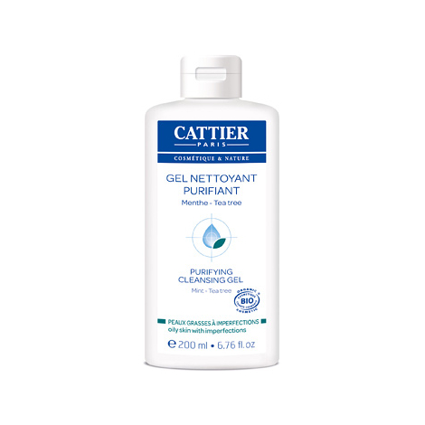 Cattier Gel nettoyant purifiant Peaux jeunes à problèmes 200ml