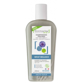 Dermaclay Shampoing cheveux gris reflet brillance Certifié Bio 250 ml  Onaturel anti jaunissement