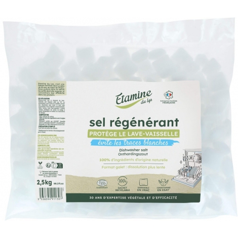 Etamine du Lys Sel régénérant lave vaisselle 2.5kg