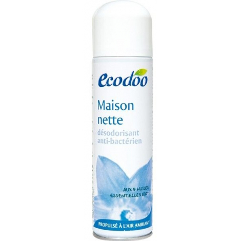 Ecodoo Désodorisant Maison Nette Anti bactérien aux 9 huiles essentielles 125ml Onaturel